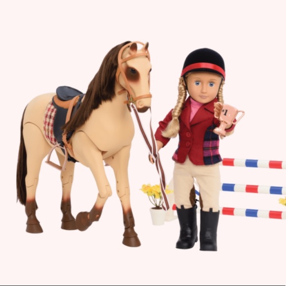 Our generation doll hat equestrian horse riding hat • black felt •18” doll - Picture 2 of 16